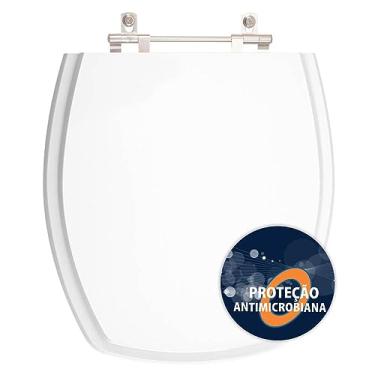 Imagem de Assento Sanitario Poliester Antibacteriano Thema Branco para Vaso Incepa Laufen