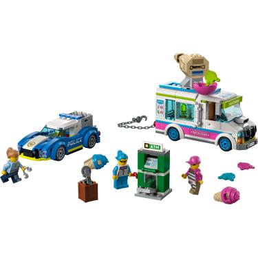 Imagem de LEGO City - Perseguição Policial de Carro de Sorvetes