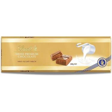 Imagem de Chocolate Lindt Ao Leite Gold Bar Swiss Premium Suíço 300G