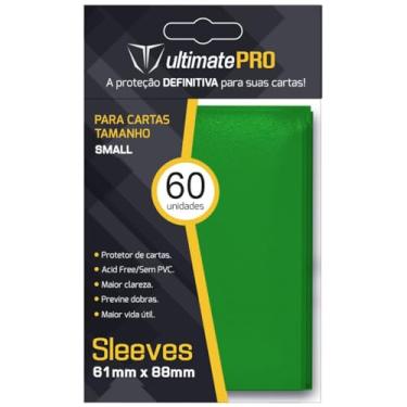 Imagem de Sleeve Yugioh Ultimate Pro (60 unidade) 61x89mm Cor:Verde