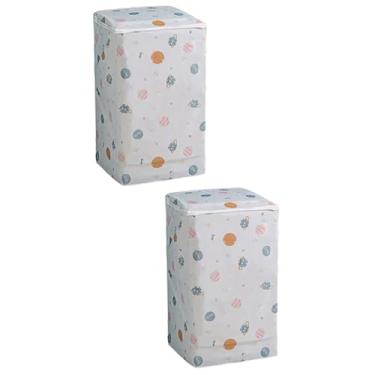 Imagem de Uonlytech 2 Peças Capa Para Máquina De Lavar Roupa Capa Para Lavadora De Carga Frontal Capa Para Máquina De Lavar Roupa Portátil Capa De Pano Para Máquina De Lavar Roupa Capa De Tecido
