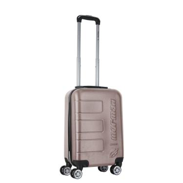 Imagem de Mala de Bordo Abs para Viagem Mormaii Mor-1903 Cadeado Integrado Rodas Duplas Giro 360 Rose