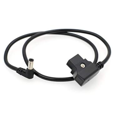 Imagem de DRRI Cabo D-Tap macho para ângulo reto DC 2,5 mm para câmera Blackmagic 4K (2.5DC-dtap)