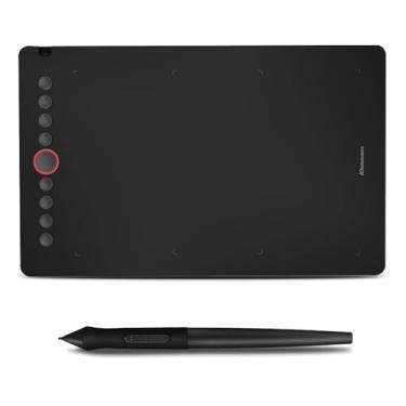 Imagem de CIADAZ Digital Graphics Drawing Tablet 9,45x6,1 polegadas Área de trabalho 8192 níveis 330PPS com caneta sem bateria Suporte para PC/telefone celular Conexão de laptop compatível com Windows Mac