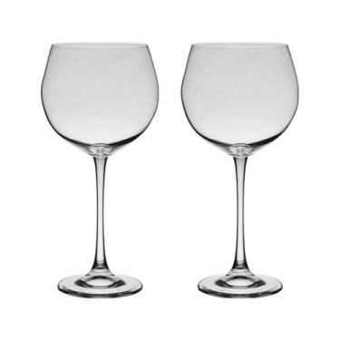 Imagem de Jogo 2 Taças De Cristal Para Vinho Bourgogne 820 Ml Vintage Bohemia -