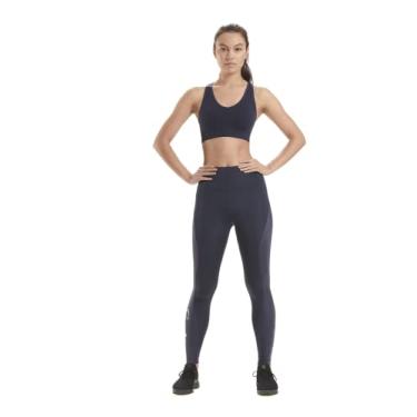 Imagem de Spalding Sutiã esportivo esportivo feminino com várias alças, tamanho regular e plus size, Preto, P