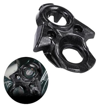 Imagem de JFG RACING Sur Ron Capa de interruptor de ignição padrão de fibra de carbono Sur Ron capa de interruptor de arranque tampa de cilindro de bloqueio de chave de ignição para bicicleta suja elétrica Sur