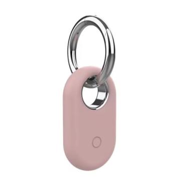 Imagem de Chaveiro Compatível Com Localizador Galaxy SmartTag2, Capa Case Protetora De Silicone Antiperda, Antiquebra, Resistente – HEISIL (ROSA)