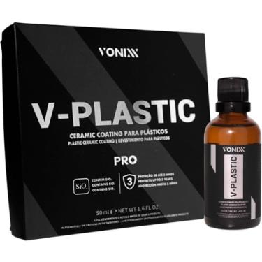 Imagem de Produto para Vitrificar Plásticos Borracha do Carro Moto Vonixx V-Plastic Pro 50ml Vonixx