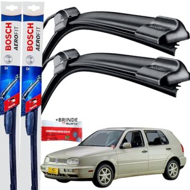 Imagem de Par Palheta Limpador Parabrisa Dianteiro Silicone Bosch Paleta Golf III 1991 á→1997