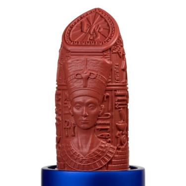 Imagem de Whats Up Beauty - Egyptian Queen Lipstick - Shade Ankh Clean Cruelty Free Vegan Lip Makeup Rosewood Red