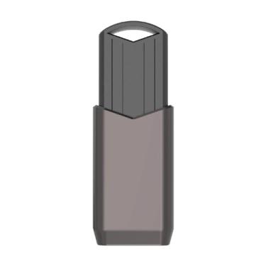 Imagem de Centon DataStick Push USB de alta velocidade 3.2 Gen2, grafite, 1TB, R/W 1000/800