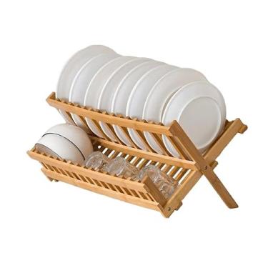 Imagem de HAUSKRAFT - Suporte para pratos de bambu 15 Lugares 43cm