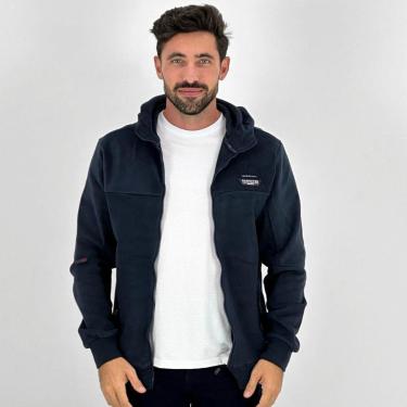 Imagem de Jaqueta Gangster Suede com Capuz Masculina-Masculino