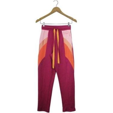 Imagem de Calça Colcci Moletinho Rosa Feminina-Feminino