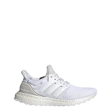Imagem de adidas Tênis de corrida feminino Ultraboost Personal Best, Branco/Branco/Branco, 9.5