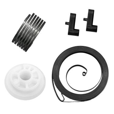 Imagem de 1 conjunto de peças fáceis de arranque de recuo, kit de reparo de mola de retrocesso para soprador de folhas portátil STIHL BG56C BG86C SH86C SH56C (substitui