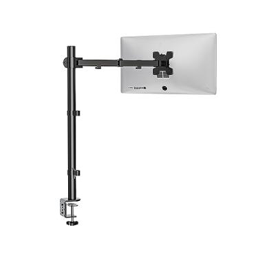 Imagem de WALI Suporte de braço de monitor para mesa, suporte de mesa de computador extra alto, suporte de monitor único, até 81 cm, 10 kg (M001XL), preto