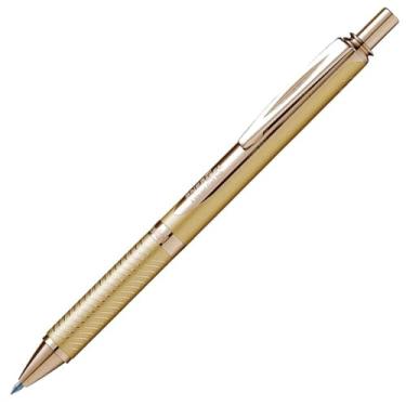 Imagem de Pentel BL407-A, linha de largura, gel líquido esterlina com mecanismo de pressão, 0,35 mm ouro