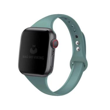 Imagem de Pulseira Sport Slim Compatível com Apple Watch - Baú do Viking, Verde 
