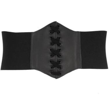Imagem de Corselete Underbust Cinto Corpete Amarração Elástico Moderno - Polo Cu