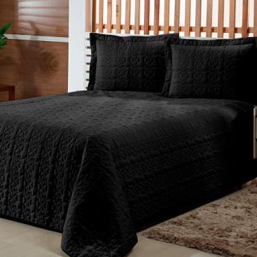 Imagem de Kit Colcha Cobre Leito Casal Queen Matelado Florido 03 peças - Vivaz C