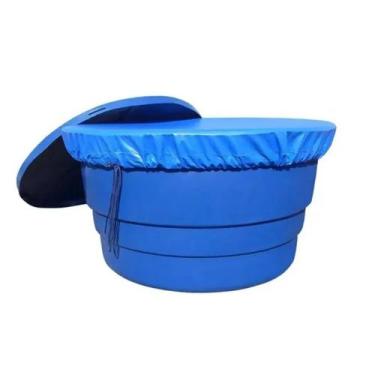 Imagem de Capa Caixa Dagua Redonda 250 Litros Contra Dengue Proteção Sujeira - m