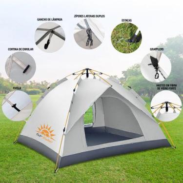 Imagem de Barraca para Camping até 4 Pessoas A Prova D'agua Expansão Automática 