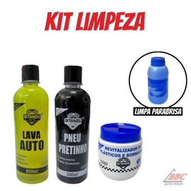 Imagem de Kit Limpeza C/revitalizador 3 Itens  - gitanes