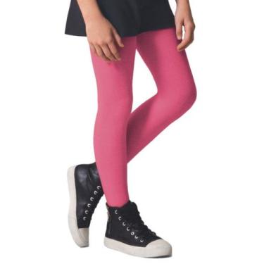 Imagem de Meia Calça Infantil Algodão Fio 80 Selene  9555, M, Pink