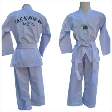 Imagem de Dobok Para Taekwondo Olimpic Adulto - Glulan kimonos , Preto, A0