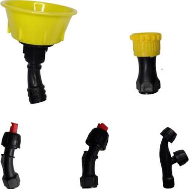 Imagem de Kit 5 Bicos Regulável de Pulverização para Pulverizador Elétrico Manua