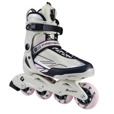 Imagem de Patins Traxart Perform Rose Inline Recreação - 80mm ABEC-5, # 9 = 40/4