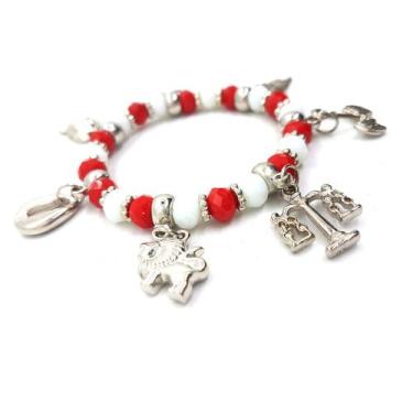 Imagem de Pulseira Xangô Orixás Umbanda Candomblé Ajustável - Mandala
