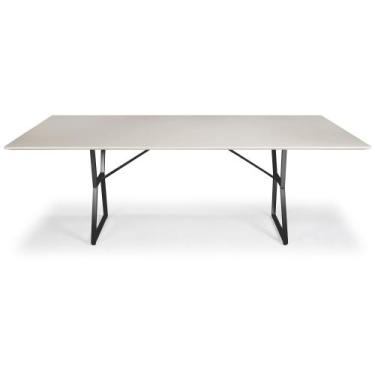 Imagem de Mesa de Jantar Itatiba Aço Carbono Preto - Drop mobiliário