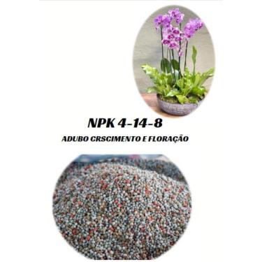 Imagem de Adubo Flores E Plantas - 1kg - Npk 4x14x8 - SB MARKET COMÉRCIO