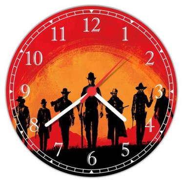 Imagem de Relógio De Parede Games Jogos Red Dead Redemption Decorar - Vital Quad