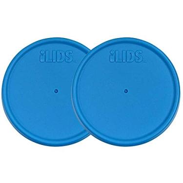 Imagem de iLIDS Tampa de armazenamento de pote Mason, Boca larga, Sky Blue, 2 pack, 1