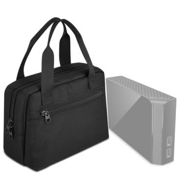 Imagem de CaSZLUTION Capa de viagem para disco rígido externo WD Elements My Book Seagate Expansão Desktop Disco rígido externo HDD 6TB 8TB 10TB 12TB 14TB 16TB 18TB, HDD portátil de 3,5 polegadas (apenas capa)