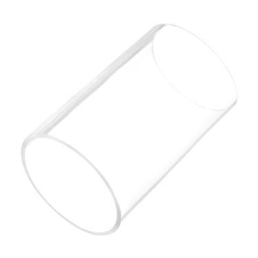 Imagem de Rebower Tubo rígido de plástico transparente de 10 cm 66 mm x 70 mm (6,6 cm x 2 3/10.2 cm) tubo de acrílico redondo de policarbonato, [para encanamento, hidráulica, aquário, faça você mesmo]