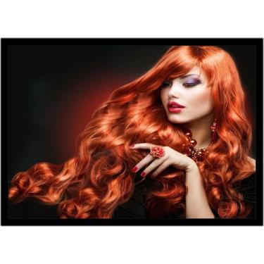 Imagem de Quadro Decorativo Estética Feminina Moda Salões De Beleza Maquiagem Ca