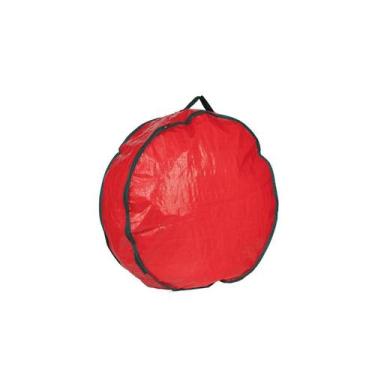 Imagem de Bolsa para Guirlanda de 16x60cm com Alça Vermelho 01 unidade Cromus Na
