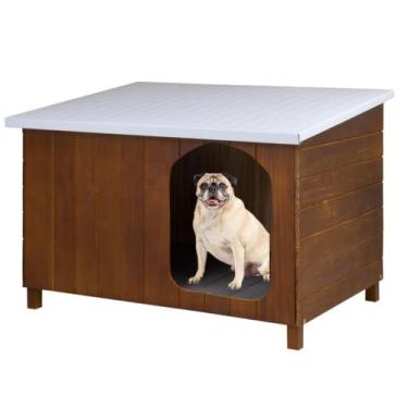 Imagem de Casinha Cachorro Criadeira Média N3 Resistente Teto Galvanizado - Apia