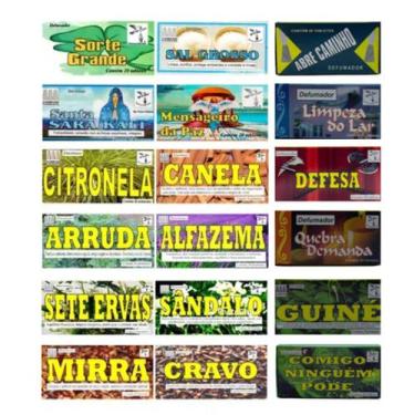 Imagem de Defumador de ambiente várias opções - Caixa com 20 incensos defumadore