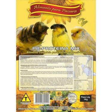 Imagem de Farinhada  PP Proteína Mix - Protein Pássaros - 1kg - Protein Passaros