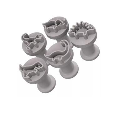 Imagem de Kit 5 Carimbo Brigadeiro Dinossauros - Embody 3d