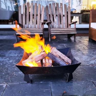 Imagem de Lareira Quadrada A Lenha Para Área Externa 60cm - Metanobre