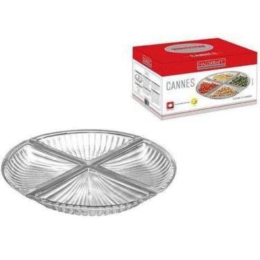 Imagem de Petisqueira de vidro Cannes 33 cm 04 peças - Etilux