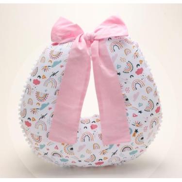 Imagem de Almofada Amamentação + Ninho Redutor Arco Iris + Redutor Bebê Conforto