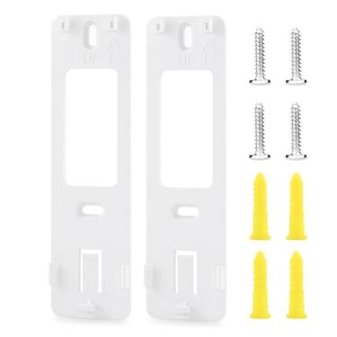 Imagem de LEFXMOPHY Pacote com 2 placas traseiras para campainha de vídeo sem fio Wyze Pro placa traseira com 2 furos acessório de suporte de montagem de parafuso